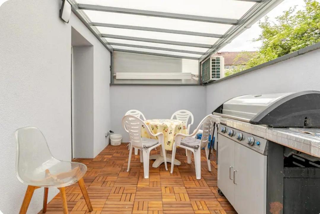 Maisonnette Avec Terrasse Strasbourg Exteriör bild